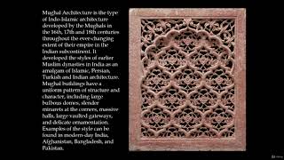 Mughal Architecture and Design of Ancient India - learn Humanities