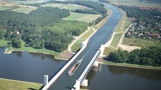 The most extraordinary bridge - Magdeburg Water Bridge