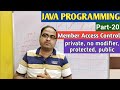 JAVA PROGRAMMING | Part-20 | Member Access Control