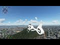 msfs 徳島市低空遊覧飛行（字幕解説付き） 4k画質 by airbus h135 ver0.92 flying over tokushima city