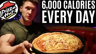 EATING 6,000 CALORIES EVERY DAY | IIFYM Full Day of Eating