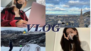 留学日常VLOG🎿✨上课｜泡图书馆｜滑雪｜跳舞