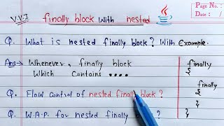 try-catch-finally inside finally block in java | Learn Coding