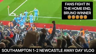 *LIMBS, FIGHTS AND BRUNO 🇧🇷* SOUTHAMPTON 1-2 NEWCASTLE AWAY DAY VLOG !!!!!