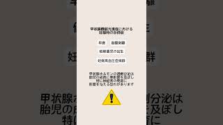 1分でわかる👀甲状腺機能亢進症と妊娠の合併症