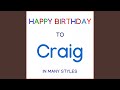 Happy Birthday To Craig - Normal