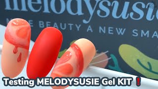 Testing MELODYSUSIE GEL KIT🧐⁉️ | KMF Nails Design