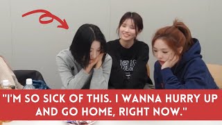 Fromis_9 Saerom under fire for her comment when she didn't realize the group's livestream had begun