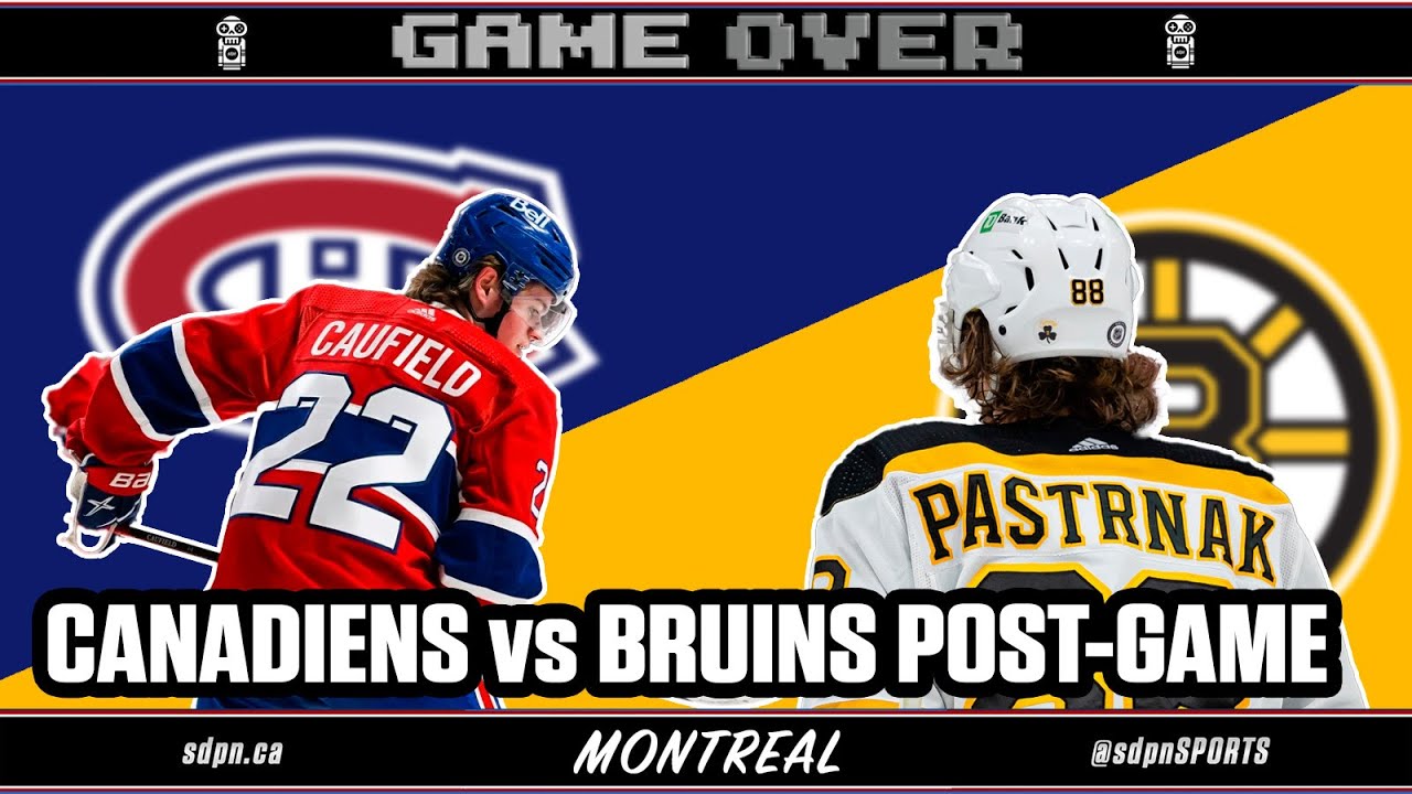 Canadiens Vs Boston Bruins Post Game Recap - Nov 18, 2023 | Game Over ...