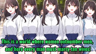 This is a world where women outnumber men, and here every man must marry ten wives!