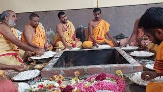 Ganapathi Chaturdravya Homa. Ganapathi Atharvashirsha| Gana Havana| Sringeri Mutt| Benglr| Chaturthi