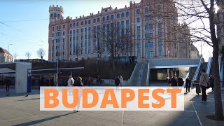 [4K] Budapest walks - Margit körút , Mechwart liget, Széll Kálmán tér