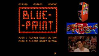 Blue Print (1982 Bally Midway Arcade Game) Mike Matei Playthrough