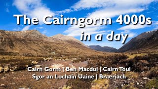 The Cairngorms 4000s round - 37km, 5 Munros \u0026 2,413m of ascent in less than 12 hours!