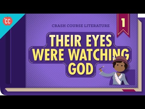 What does they seemed to be staring at the dark but their eyes were watching God mean?