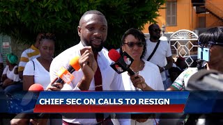 THA Chief Secretary On Calls To Resign