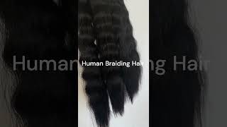 Wet and Wavy Human Braiding Hair #wetandwavyhair #braids