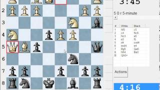 Chess World.net: Live Blitz Chess #1922 vs Gaudi - English Opening (Chessworld.net)