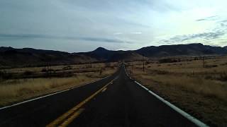 Arizona 186 \u0026 181: Willcox to Chiricahua National Monument Time Lapse Drive