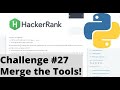 Hackerrank Python | Challenge #27 | Merge the Tools!