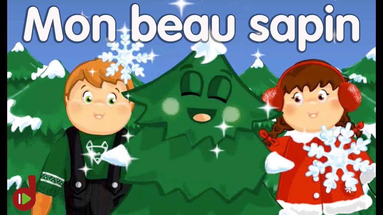 Mon Beau Sapin Roi Des Forêt(Paroles Et Animation) ⒹⒺⓋⒶ Chant De Noël ...