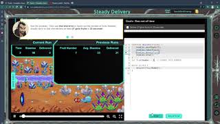 Ozaria - Javascript - Chapter 4 - Module 2 - Steady Delivery