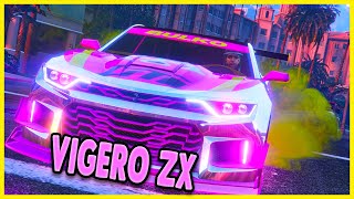 GTA Online: Declasse Vigero ZX Customization HSW Edition (Modern Camaro!)