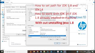 How to solve Java path Issue for JDK14 | Java path issue | class path issue | JDK not recognised