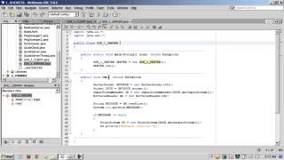 Java Sockets Introduction 1 of 3