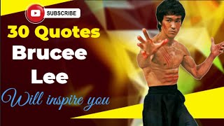 30 Quotes Bruce Lee Will inspire you