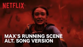 Max’s Running Scene | Alt. Song "Walk Ahead of The Sun" | Stranger Things | Netflix