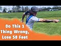 Incorrect Head Position Will Cost You 50 Feet of Backhand Driving Distance in Disc Golf
