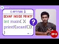scanf inside printf | C-Aptitude | Ep-5 | Interview Preparation |  English | code io