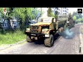 spintires 2014 the river map loading the maz 537 on a trailer