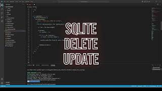 React Native SQLite Part2 (delete, update)