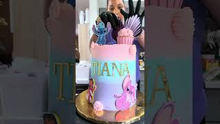 LILO and Stitch Cake! #shortsvideo #youtubeshorts