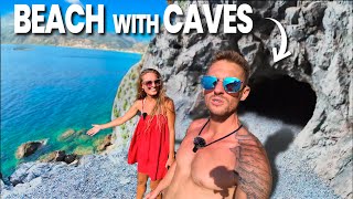 Nudist Beach Caves Hike \u0026 the Best Views | Plakias Beach Crete