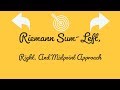 Riemann Sum-Left, Right, And Midpoint Approach