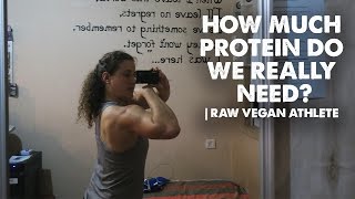 How Much Protein Do We Really Need? | Raw Vegan Athlete - Busting The Protein Myth