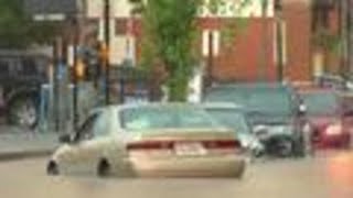 Downtown Roanoke floods
