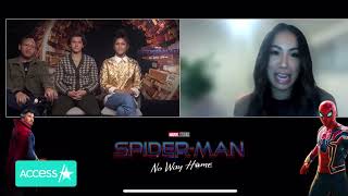 Tom holland and zendaya private interview  No Way Home