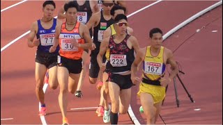 大会新V  決勝  男子800m  日本選手権陸上2023