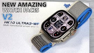 HK10 Ultra 3 WiFi New Amazing Custom Watch Faces V2! Top 1 Sport SmartWatch 2025🔥 ASMR