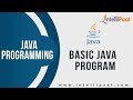 Basic Java Program | Java Tutorial | Online Java Training | Java Youtube Video