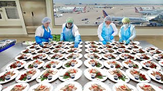 Inside Massive Airport Kitchen Producing Tons of Food Everyday