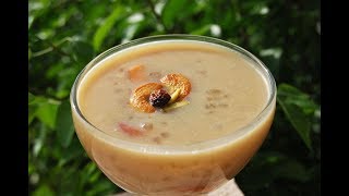 Sago jaggery payasam | Javvarisi payasam | Sabudana jaggery kheer [ஜவ்வரிசி வெல்லம் பாயசம்]