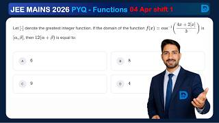 Let [.] denote the greatest integer function. If the domain of the function f(x) = cos⁻¹((4x + 2[...