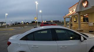 Leaving Whataburger Parking Spot, Laredo, Texas, 30 January 2024, NGH50104