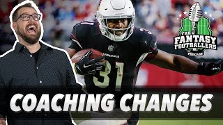 Fantasy Football 2019 - NFL Coaching Changes, Fantasy Impact + Top Rookie Picks - Ep. #698