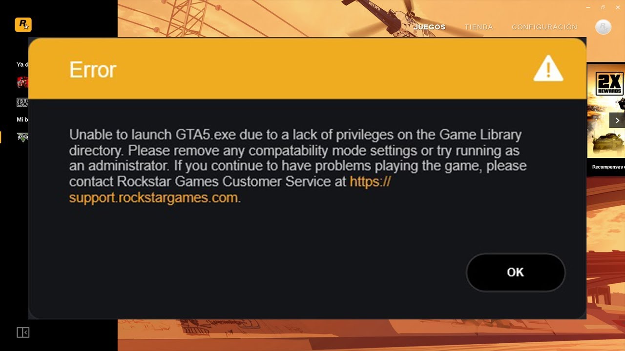 GTA 5 err no Launcher. Rage Multipayer failed to start playgta5 exe. Unable to launch game